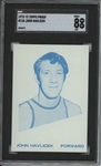 1972 Topps #110 John Havlicek 9 card progressive proof.